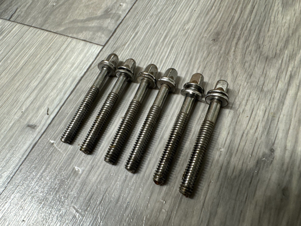 Mapex Drum Tension Rods 53mm Screws Tom Hardware Spares x6 #WG50