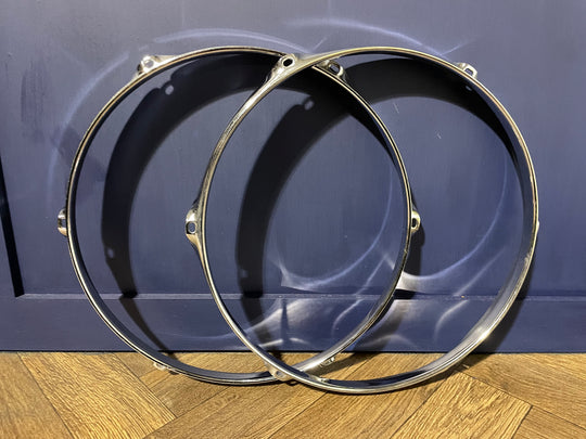 Ludwig 12” Drum Hoops Rims 6 Lug Hardware Tension #JV120/MM29
