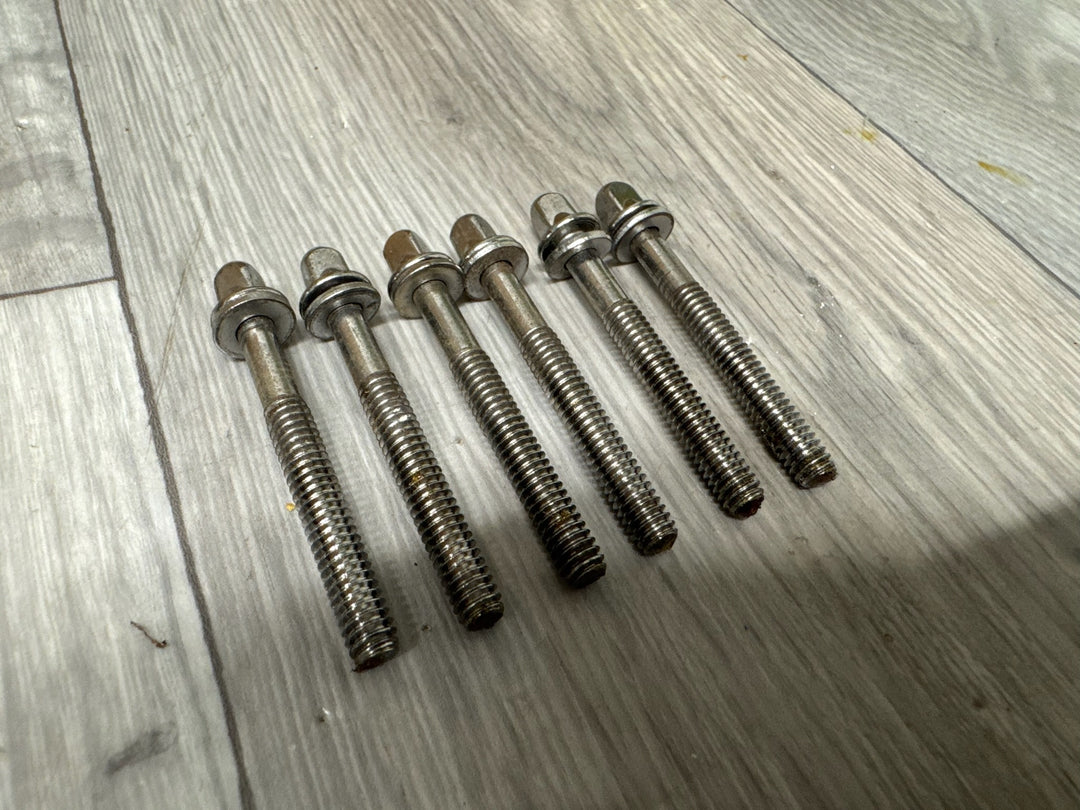 Mapex Drum Tension Rods 53mm Screws Tom Hardware Spares x6 #WG50