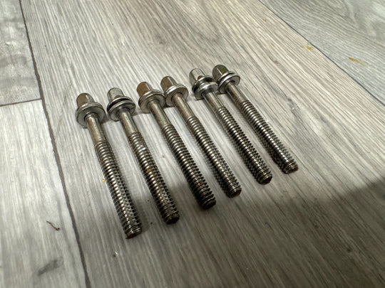 Mapex Drum Tension Rods 53mm Screws Tom Hardware Spares x6 #WG50