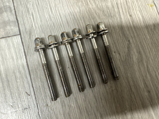 Mapex Drum Tension Rods 53mm Screws Tom Hardware Spares x6 #WG50
