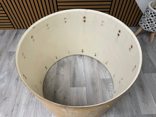Eddie Ryan Bass Drum Shell 26”x21” Bare Wood Project / Upcycle #OM76