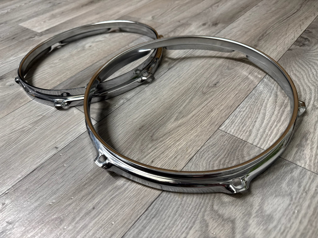 Mapex 10” Drum Hoops Rims 6-Lug Hardware Tension #WG67