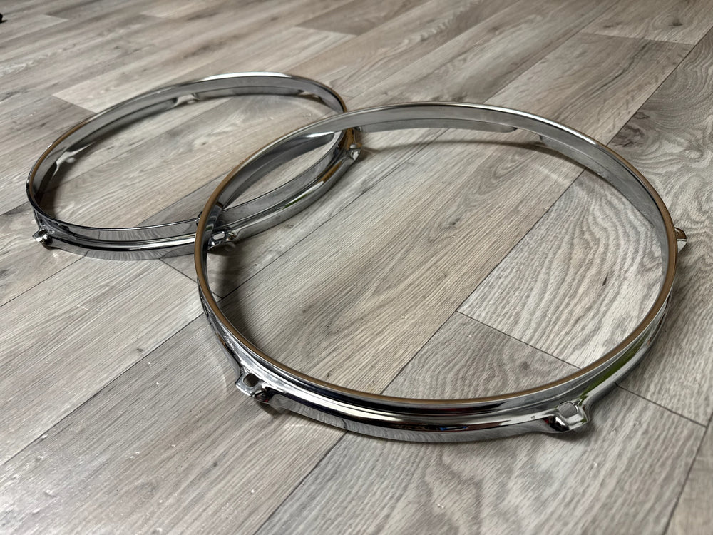 Mapex 12” Drum Hoops Rims 6-Lug Hardware Tension #WG68