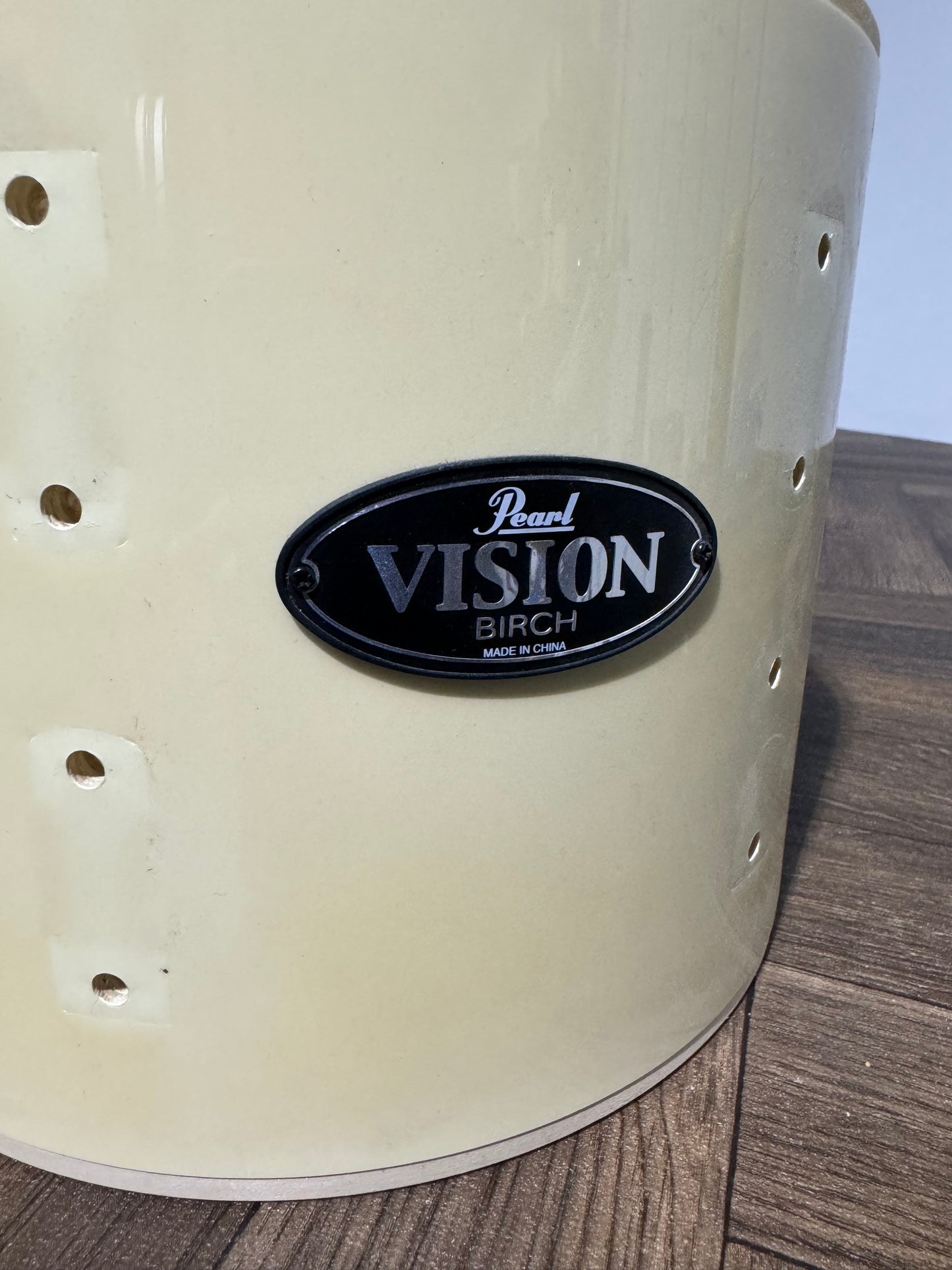 Pearl Vision 10”x8” Tom Drum Bare Wood Project / Upcycle #LA52