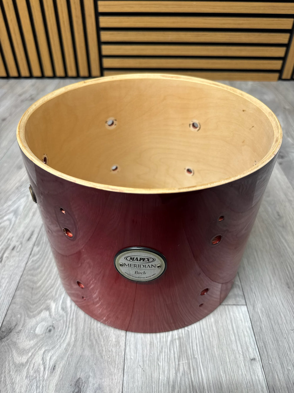 Mapex Meridian Birch Tom Drum Shell 10”x8” Bare Wood Project #WG74