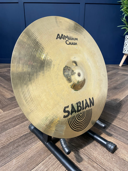 Sabian AA Medium Crash 16"/41cm Cymbal / Drum Accessory #KV3