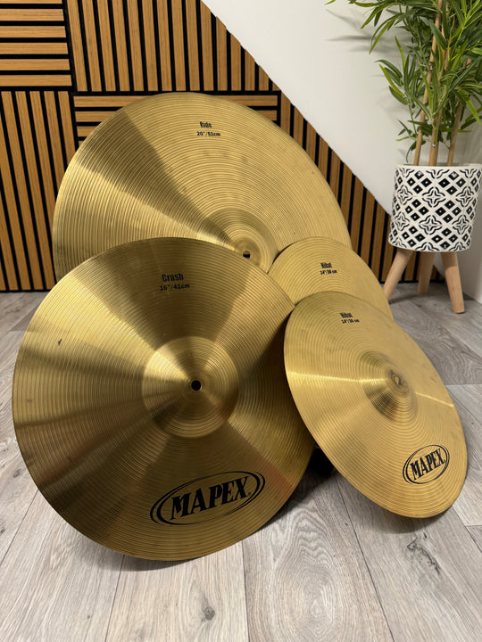 Mapex Cymbal Set / 20" 16" 14" / Drum Accessory #OM97