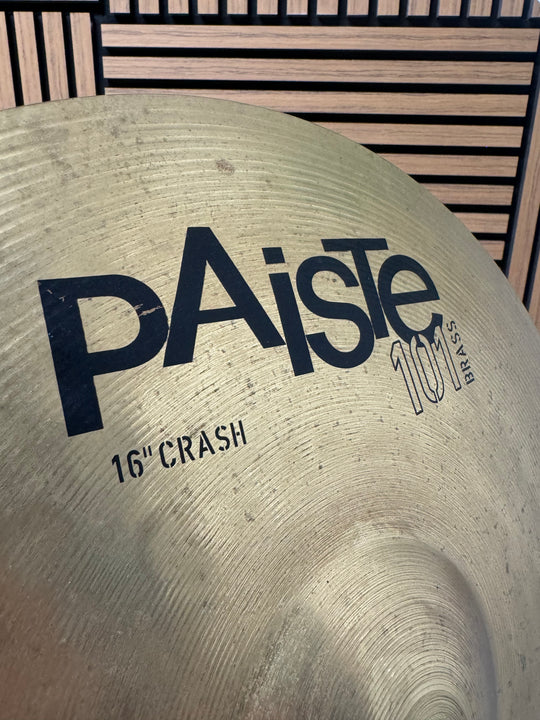 Paiste 101 Brass Crash 16"/40cm Cymbal / Accessory #VG53