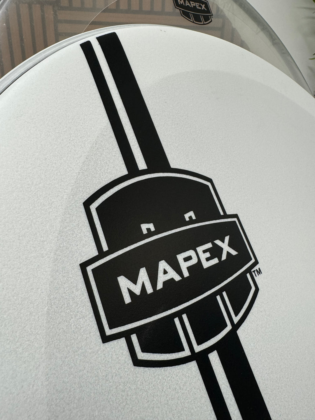 Mapex by Remo Bass 22" Drum Heads (Pair) / White & Clear #OM112