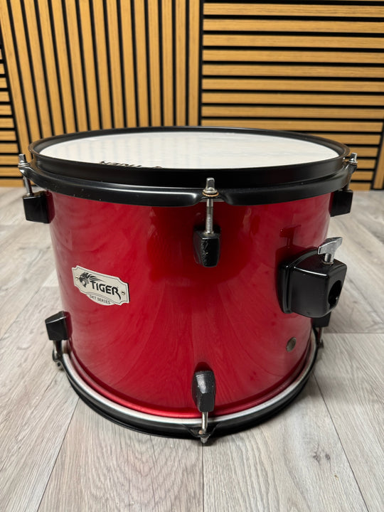 Tiger 13"x 10" Rack Tom Drum / Drum Hardware / Red #OQ76
