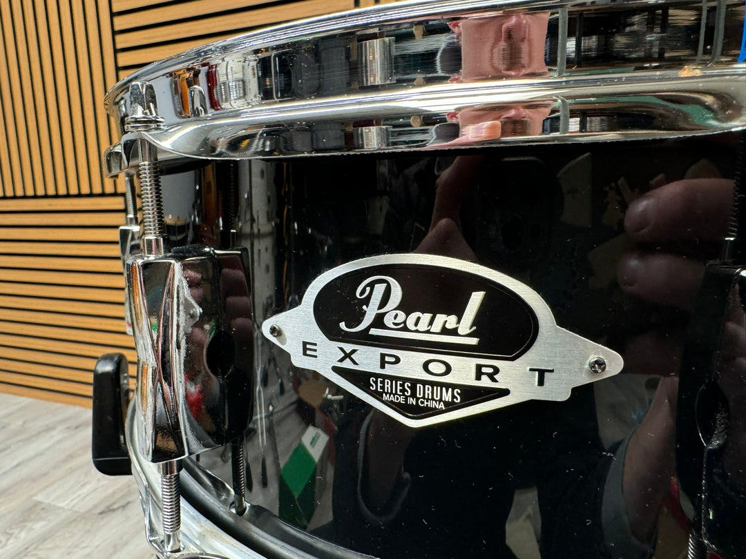 Pearl Export EXX Snare Drum 14” x 5.5” / 8-Lug / Black #WC1
