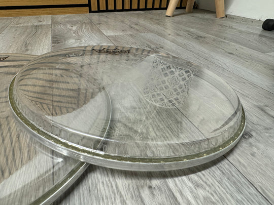 REMO Emperor Clear Tom Drum Heads Set Of 3 / Fusion Size #VG77