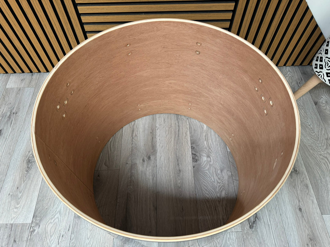 Pearl Export EXX Bass Drum Shell 22”x18” Bare Wood Project #WC15