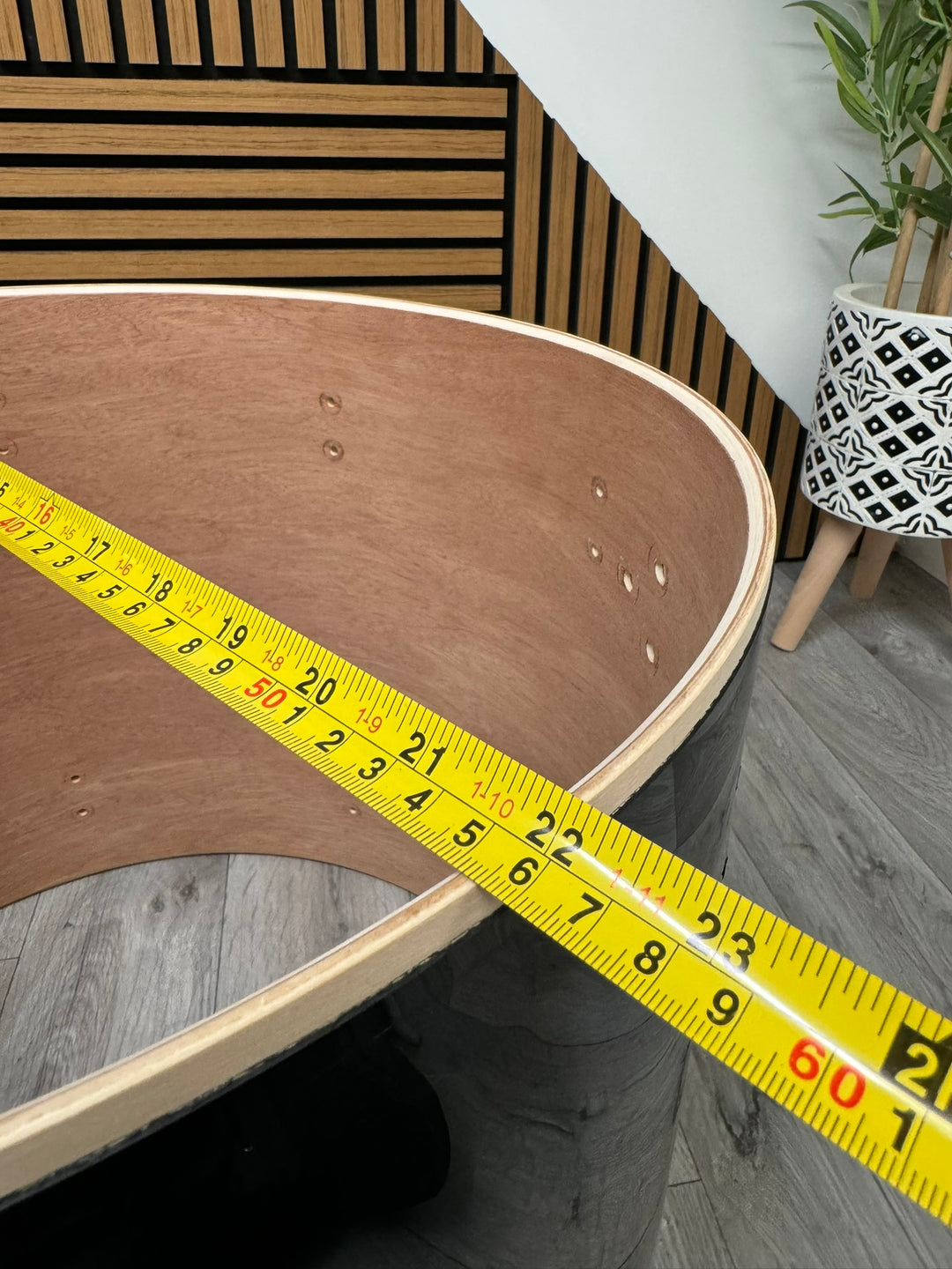 Pearl Export EXX Bass Drum Shell 22”x18” Bare Wood Project #WC15