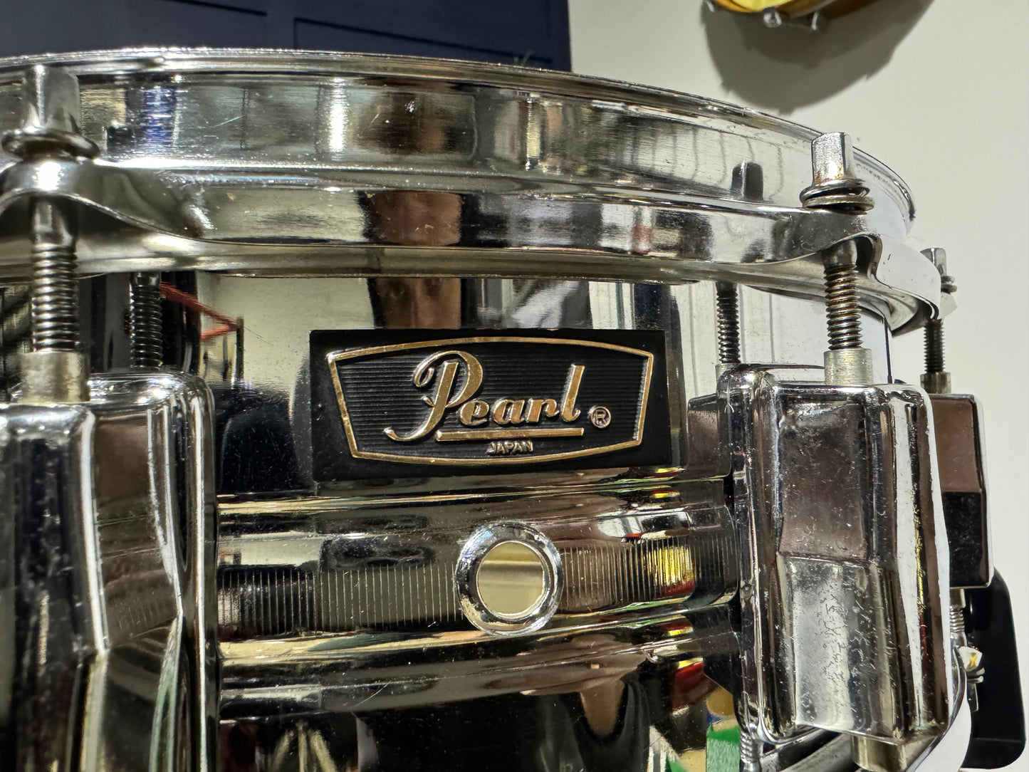 Pearl Chrome over Steel 14” x 5” Snare Drum/ 10-Lug / 70's #MQ32