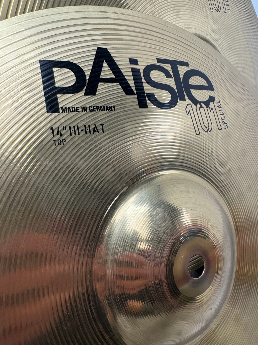 Paiste 101 Special Hi Hats 14"/35cm Cymbals (Pair) #ON23