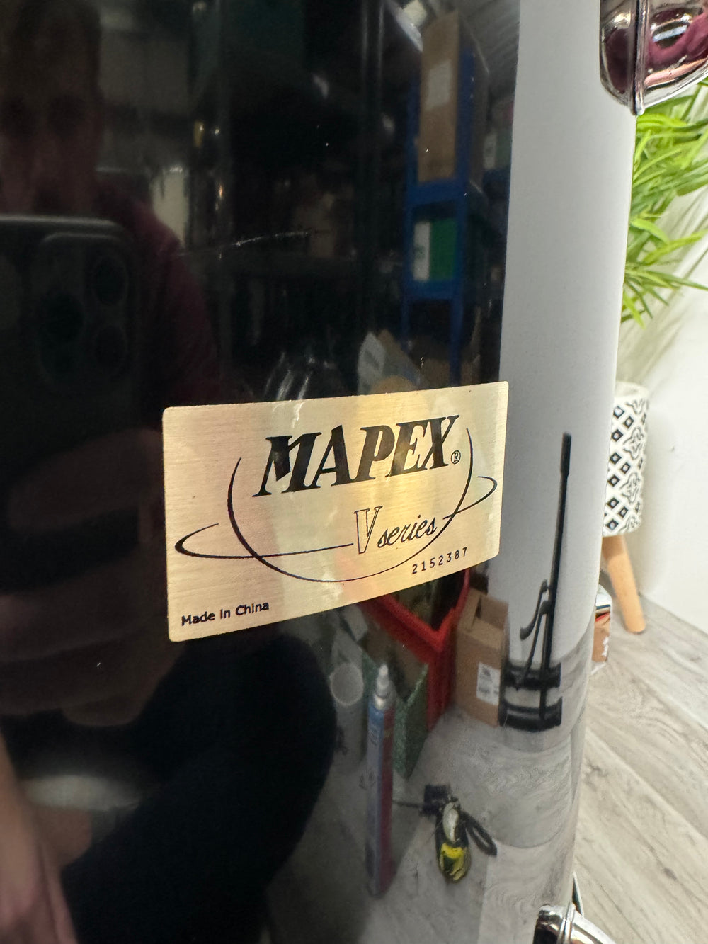 Mapex V Series 16” x 16” Floor Tom Drum / Black #ON27