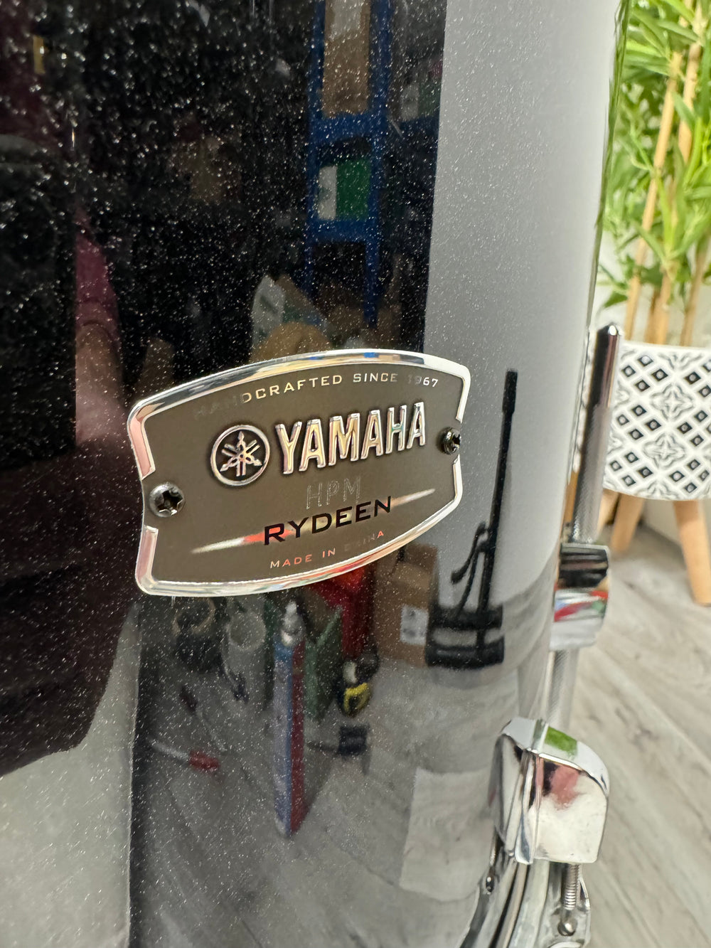 Yamaha Rydeen 14” x 13” Floor Tom Drum / Black Sparkle #ON28