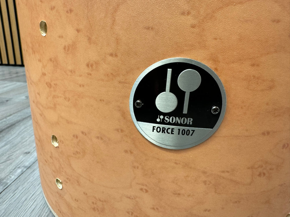 SONOR Force 1007 Tom Drum Shell 12”x9” Bare Wood Project #WD33