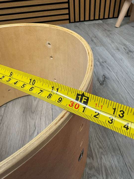 SONOR Force 1007 Tom Drum Shell 12”x9” Bare Wood Project #WD33