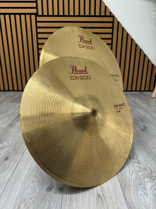 Pearl CX-200 Hi Hats 14"/35cm Cymbals (Pair) #ON38
