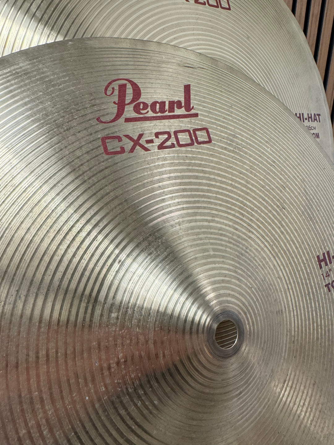 Pearl CX-200 Hi Hats 14"/35cm Cymbals (Pair) #ON38