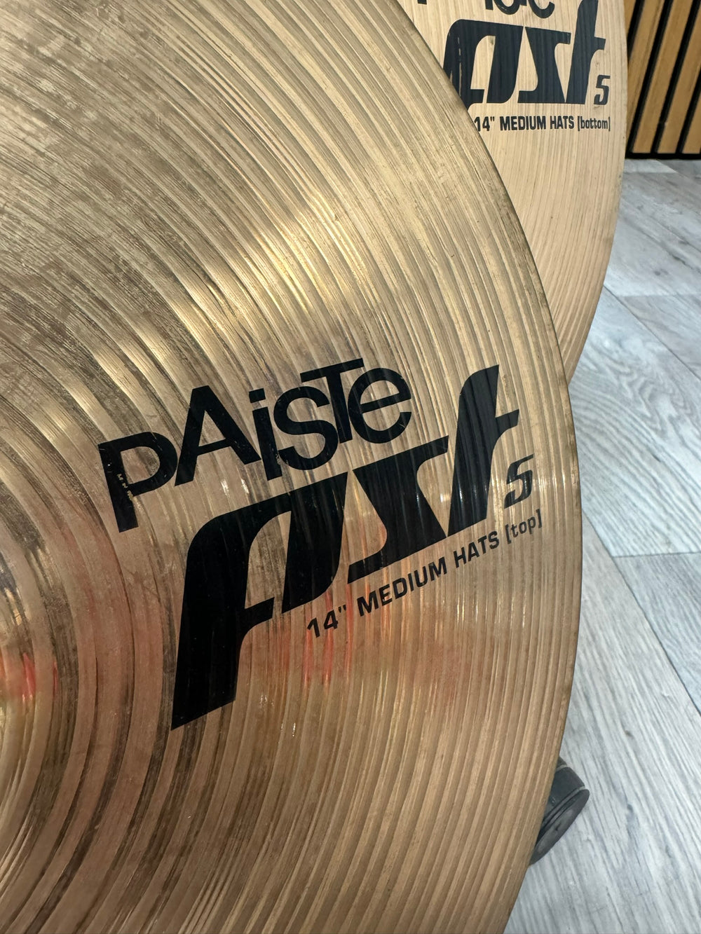 Paiste PST5 Medium Hi Hats 14"/35cm Cymbals (Pair) #WL120