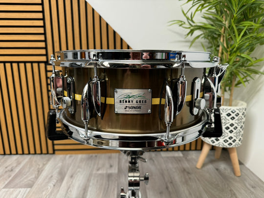 SONOR Benny Greb Brass Snare Drum 13”x5.75” Brass Shell / 10-Lug #WE2