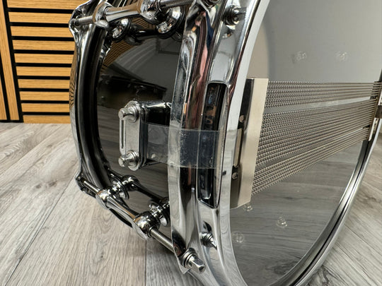 Ahead Black Chrome over Brass Snare Drum 13”x6” Brass Shell / 10-Lug #WE3