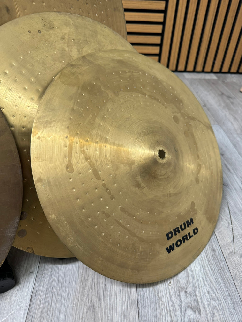 Drum World Cymbal Set x4 / Crash/Ride/Hi-Hats #WL136