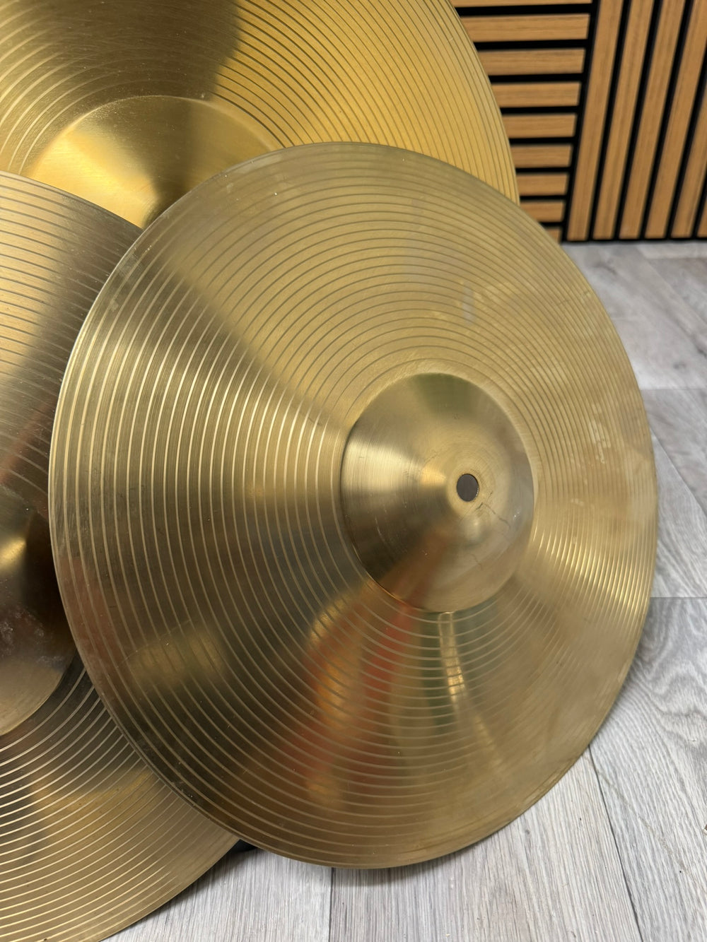 Beginner Cymbal Set x3 / Crash/Ride & Hi-Hats #WL139
