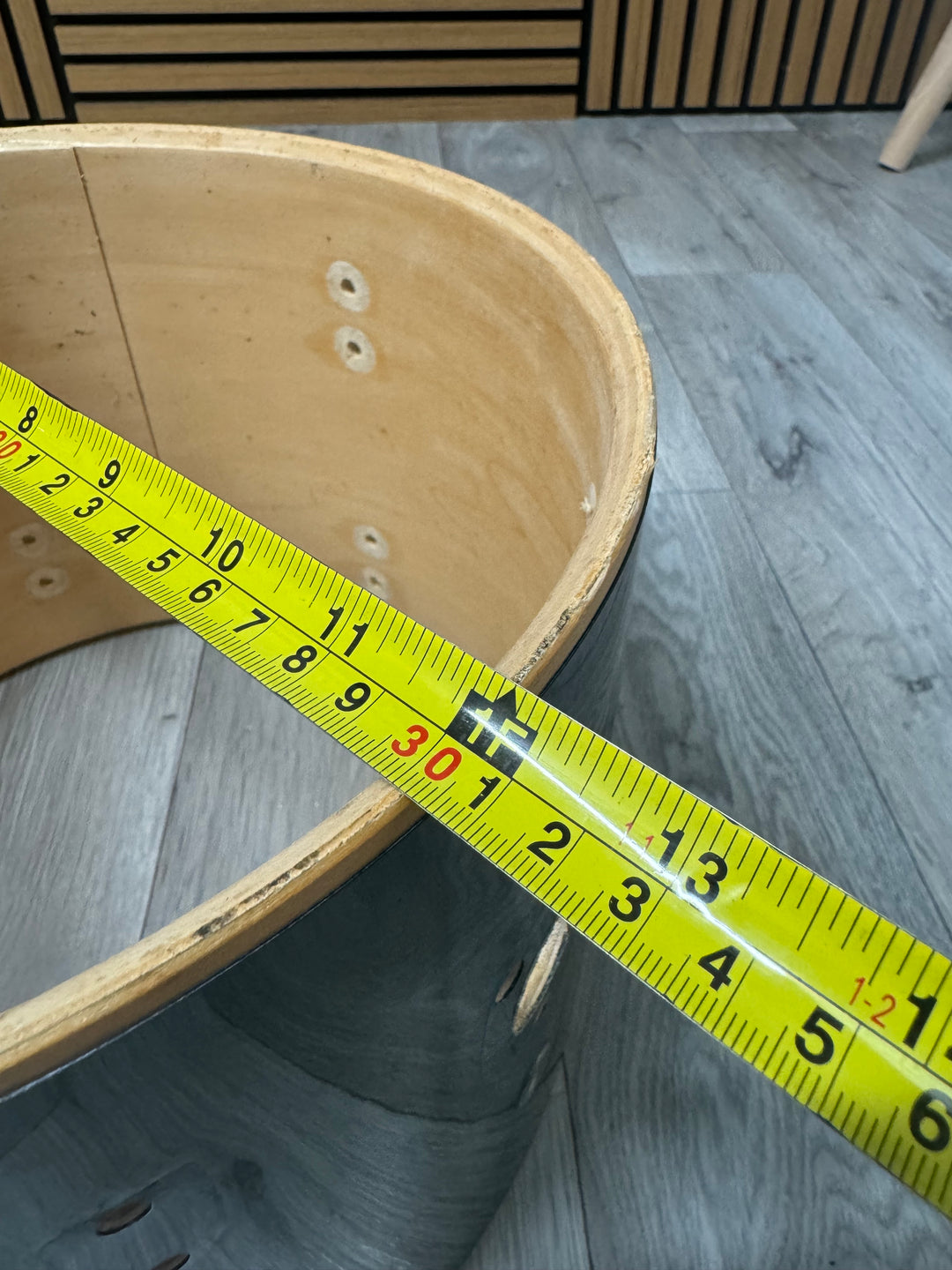 Pearl Forum 12”x9” Rack Tom Drum Bare Wood Project / Upcycle #ON41