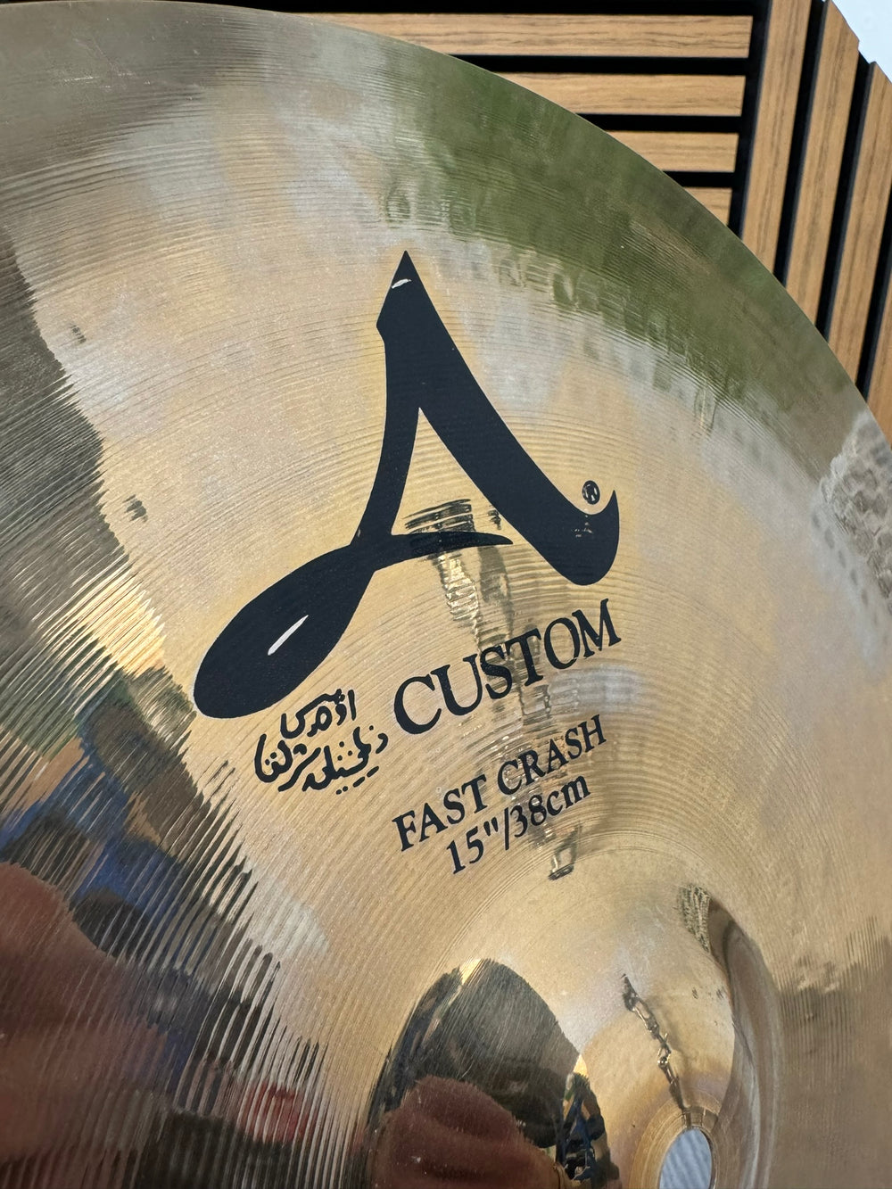 Zildjian A Custom Fast Crash 15”/38cm Cymbal / Accessory #WE10