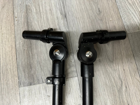 Black Tom Drum Arms 22mm / Chrome Hardware (Pair) #WL146