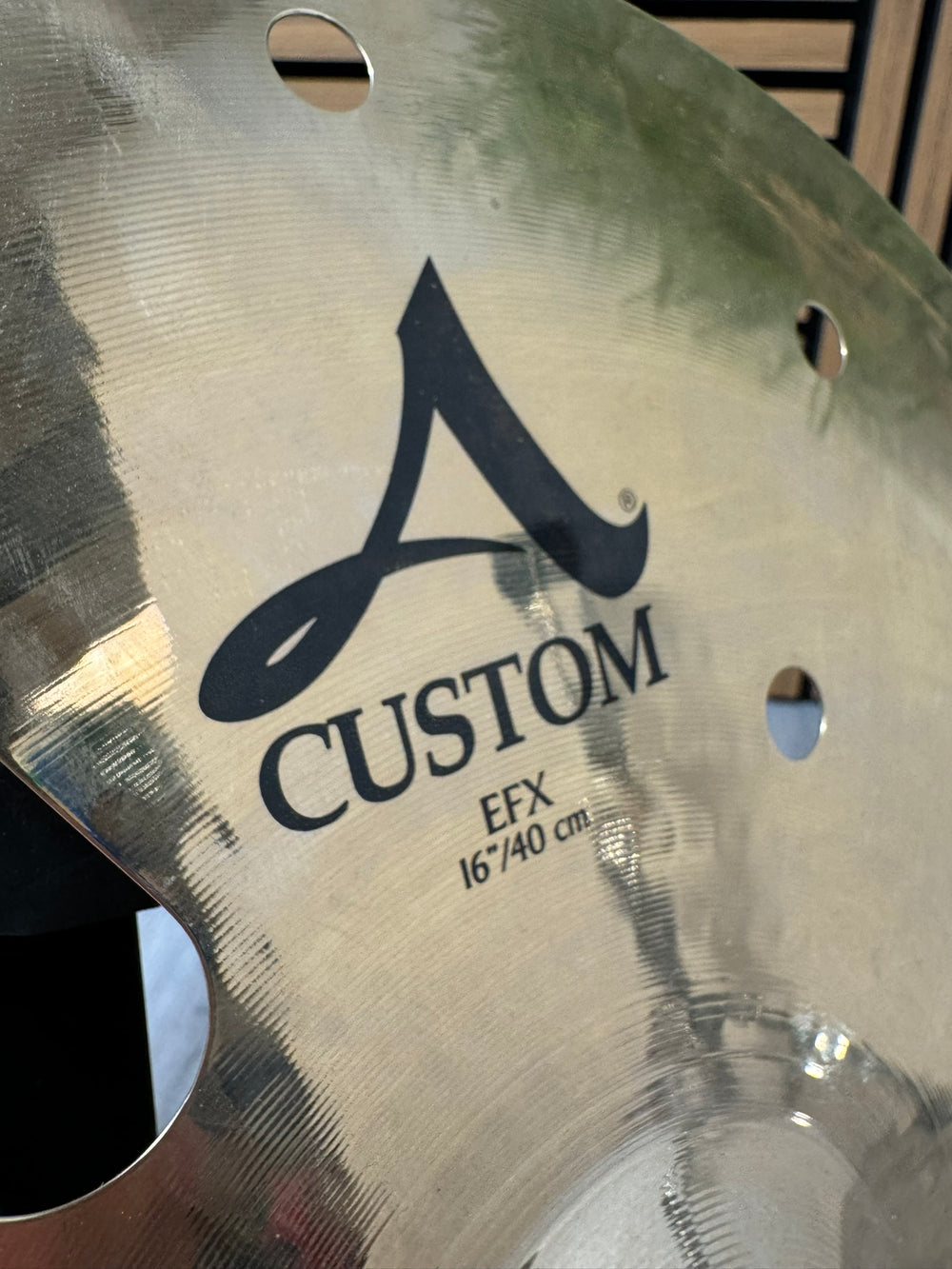 Zildjian A Custom EFX Crash 16”/40cm Cymbal / Accessory #WE11
