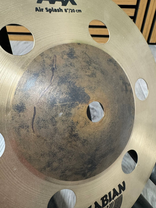 Sabian AAX Air Splash 8”/20cm Splash Cymbal / Drum Accessory #WE22