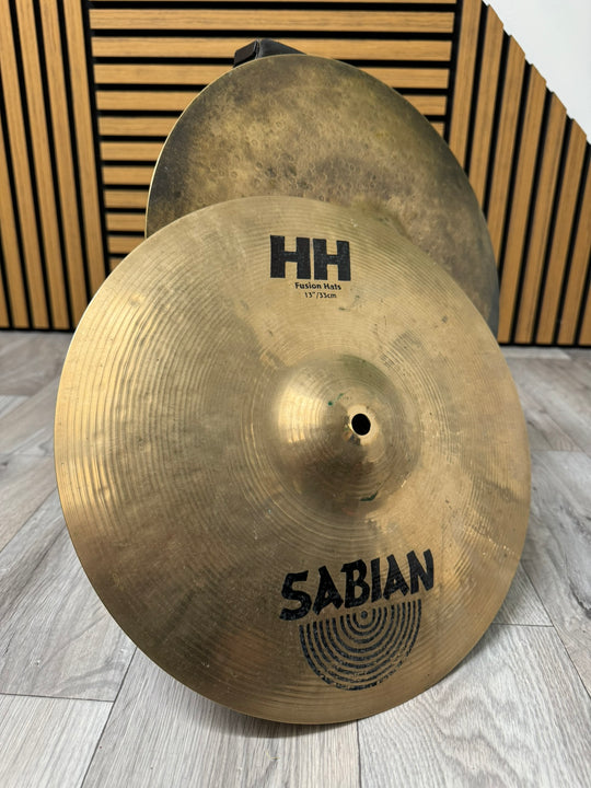 Sabian HH Hand Hammered Fusion Hi Hats 13"/33cm Cymbals (Pair) #WE25