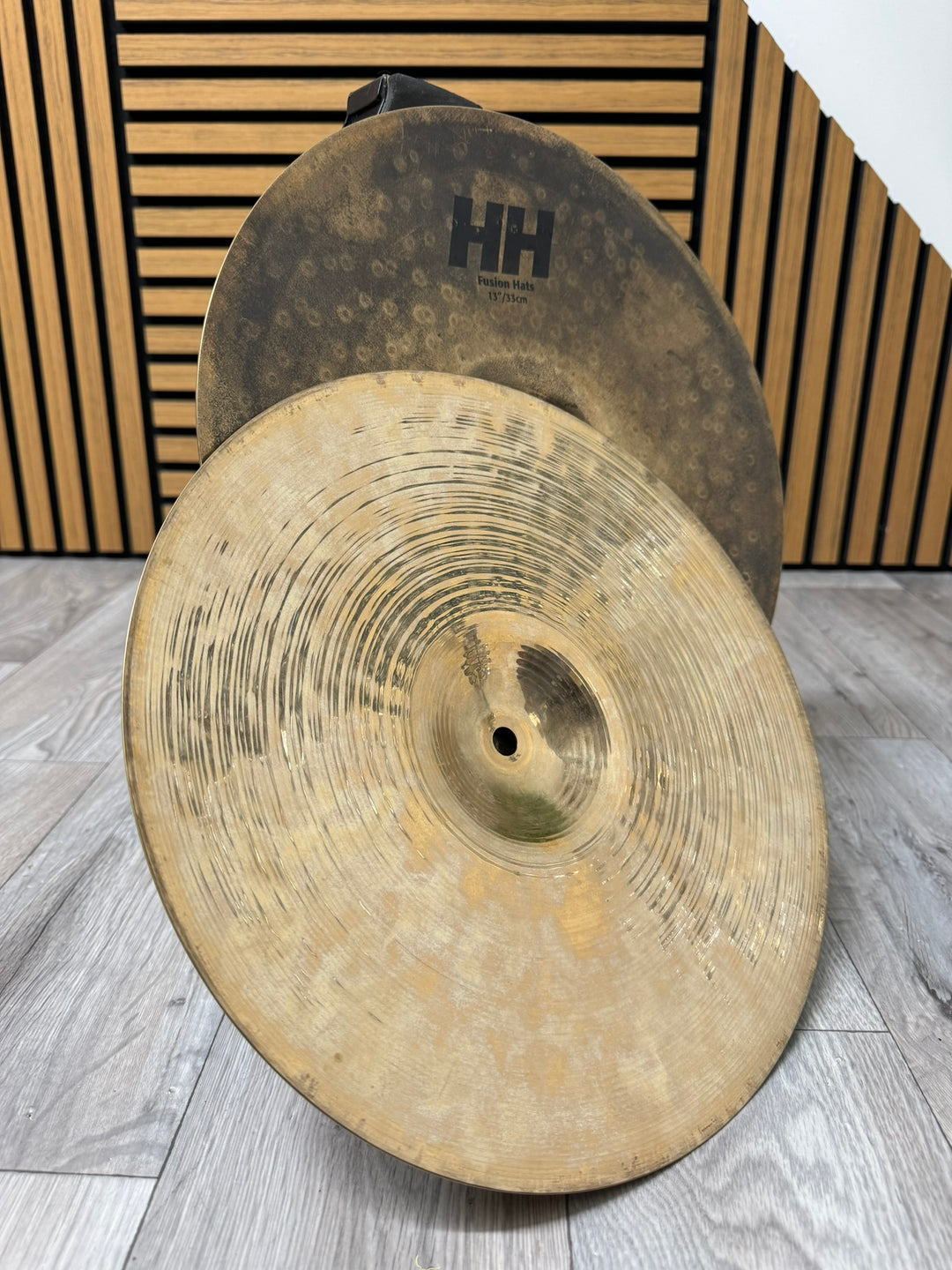 Sabian HH Hand Hammered Fusion Hi Hats 13"/33cm Cymbals (Pair) #WE25