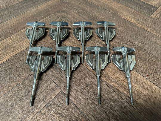 Vintage TAMA Bass Drum Tension Rods & Claws Hardware x8 #OA164