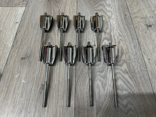 Gretsch Catalina Bass Drum Tension Rods And Claws / Drum Hardware x8 #OO7