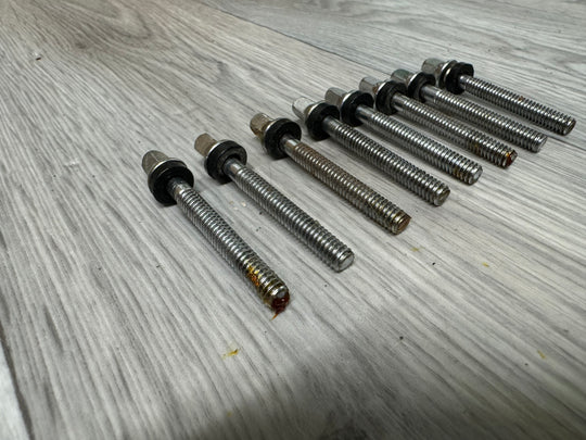 Gretsch Drum Tension Rods 52mm Screws Tom Hardware x8 #OO8