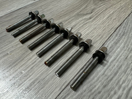 Gretsch Drum Tension Rods 52mm Screws Tom Hardware x8 #OO8