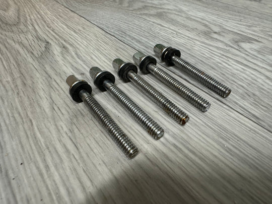 Gretsch Drum Tension Rods 52mm Screws Tom Hardware x5 #OO8