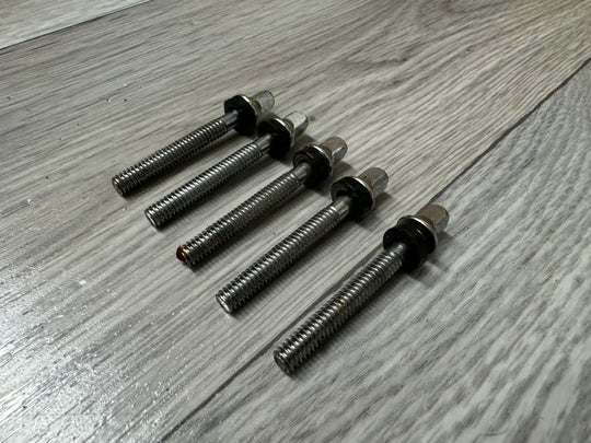 Gretsch Drum Tension Rods 52mm Screws Tom Hardware x5 #OO8