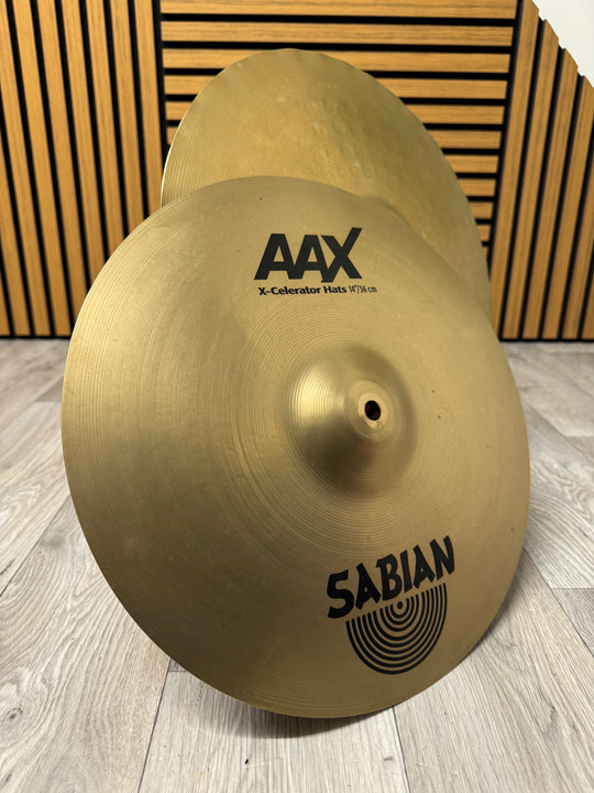 Sabian AAX X-Celerator Hats 14”/36cm Hi Hat Cymbals / Sound Edge #VH31