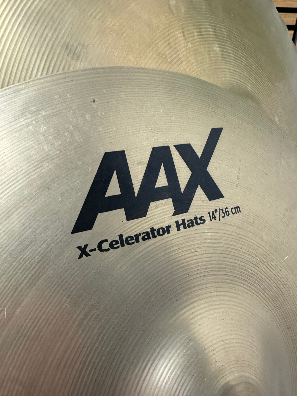 Sabian AAX X-Celerator Hats 14”/36cm Hi Hat Cymbals / Sound Edge #VH31