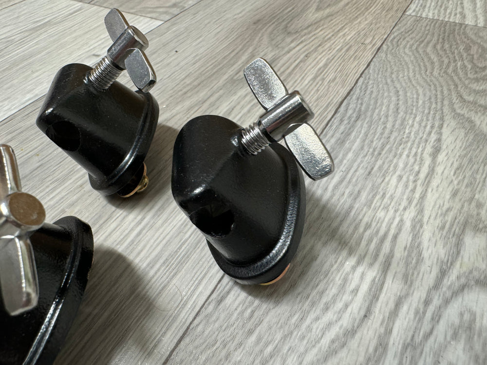 Floor Tom Drum Leg Holders Hardware Mounts x3 #OO14