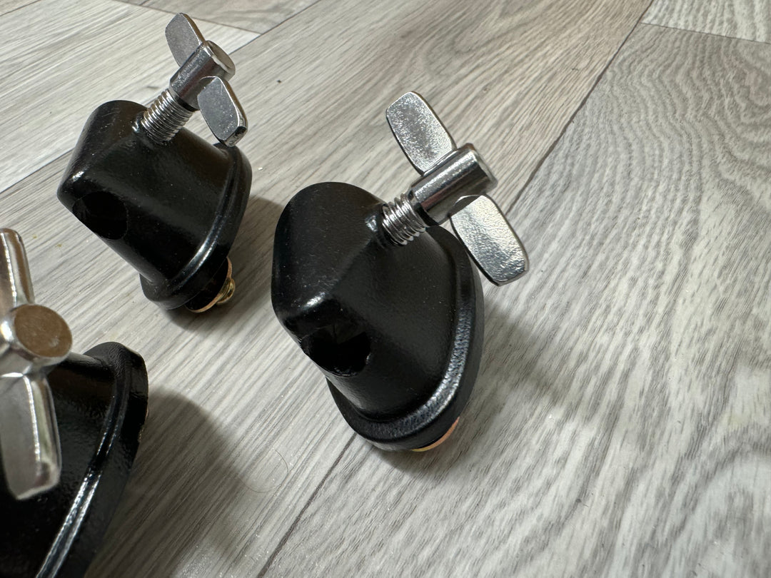 Floor Tom Drum Leg Holders Hardware Mounts x3 #OO14