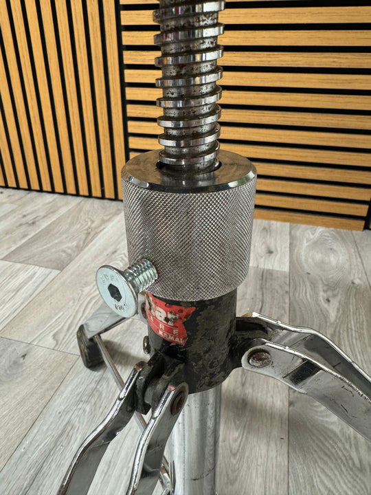 Gibraltar Saddle Drum Stool Throne with Back Rest / Height Adjustable #OO17